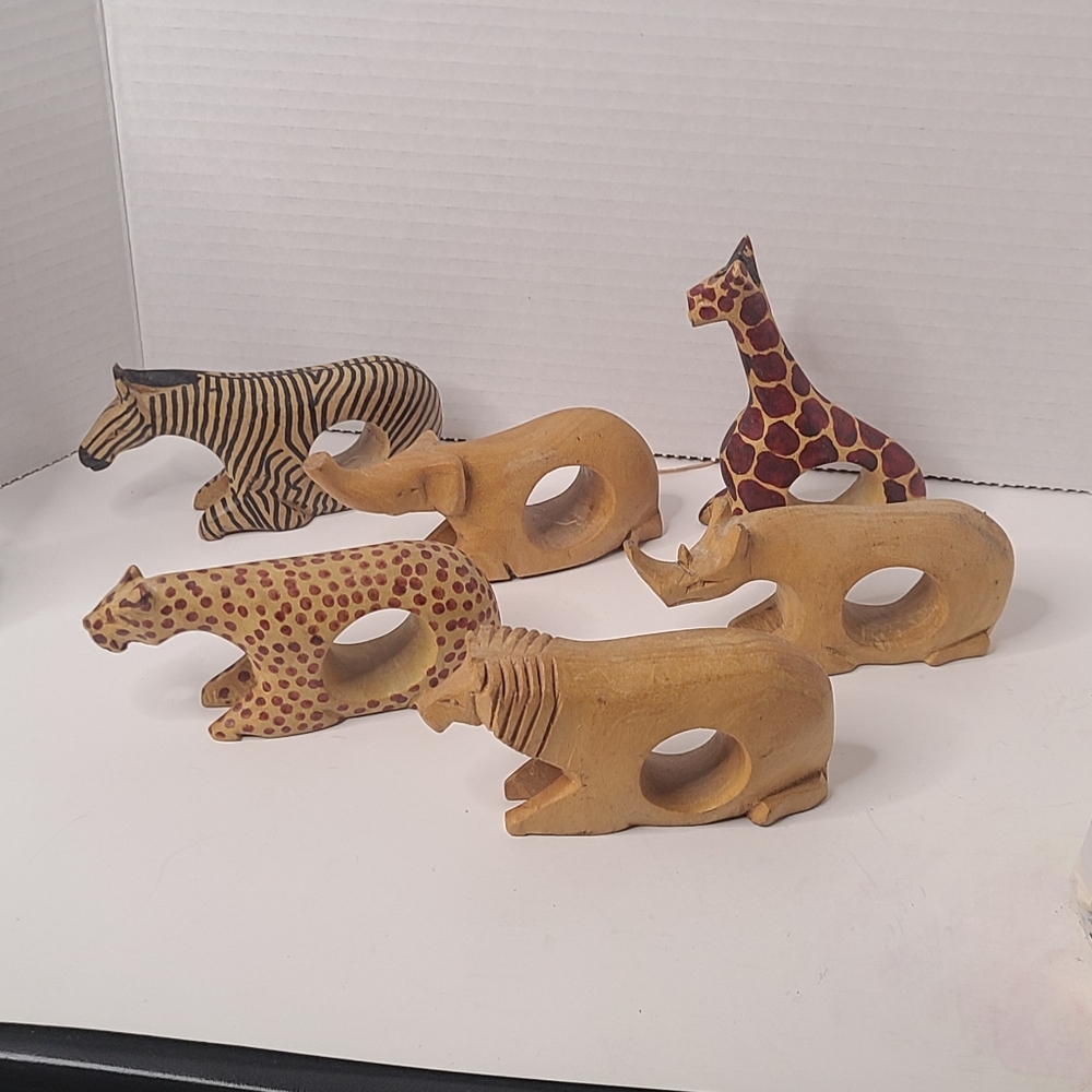 Artisan Safari 6 piece Napkin Holders